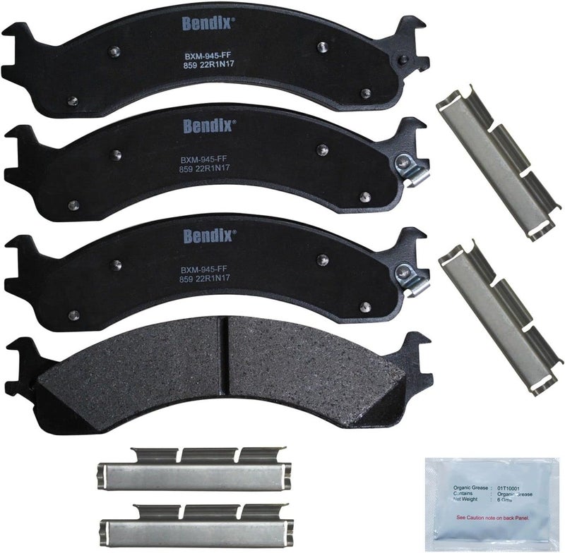Priority1 CFM859 Semi-Metallic Front Brake Pads for Dodge Ram 2500 2002-2000, Ram 3500 2002-2000, Ram 4000 2002-2000